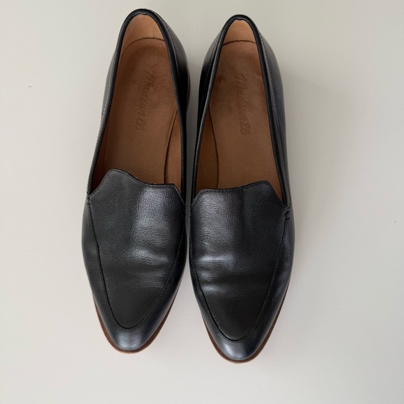Madewell Black Leather Loafers - Picture 2 of 9